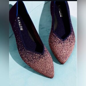 Rothy’s The Point Midnight Metallic 10.5 EUC